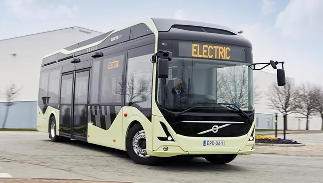 Volvo electric bus first test