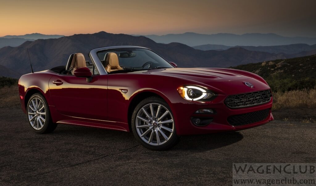 fiat 124 spider convertible design