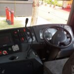 Tata Ultra Electric bus dashboard steering