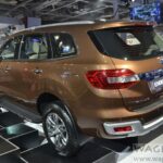 ford endeavour third generation side rear