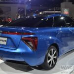 Toyota Mirai Hydrogen Fuel cell car rear