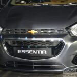 chevrolet essentia compact sedan front syling