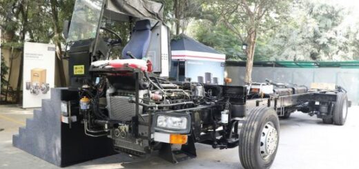 MAN multi-axle bus chassis