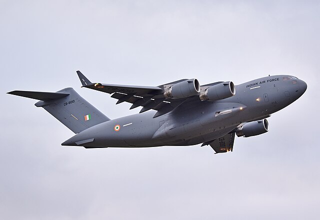 IAF C-17 transporter aircraft