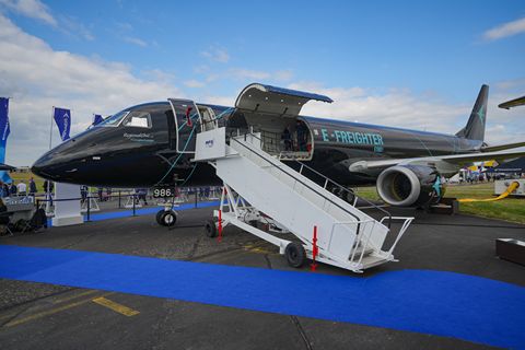 E190F E-Freighter cargo aircraft