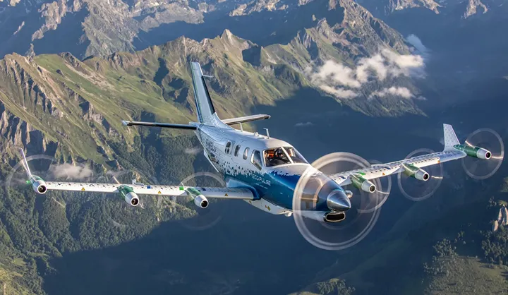 EcoPulse hybrid-electric aircraft