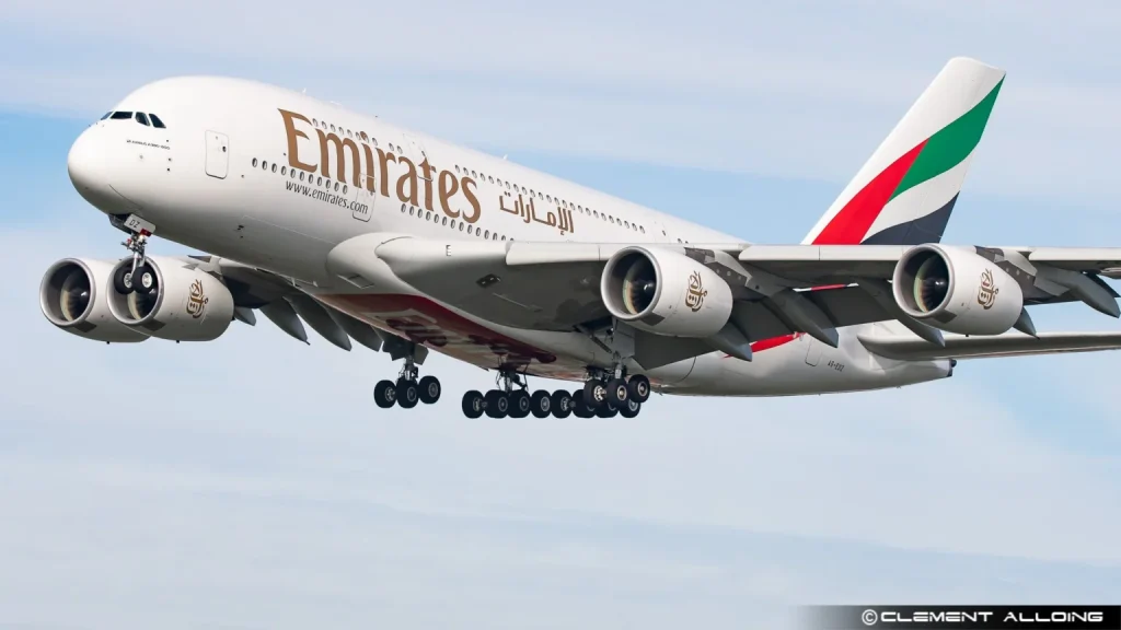 oldest Airbus A380 Emirates