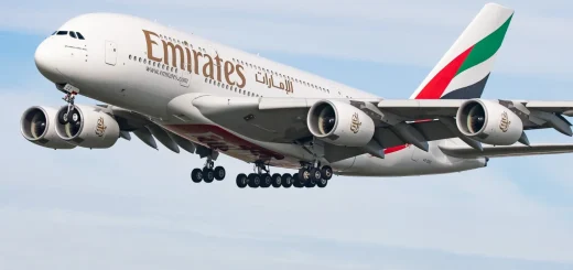 oldest Airbus A380 Emirates