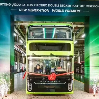 Yutong electric double decker