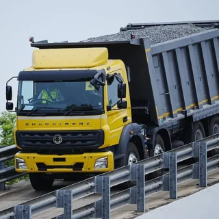 bharatbenz 3532C HX (8x4) review