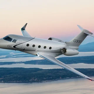 Gulfstream G300 business jet launch