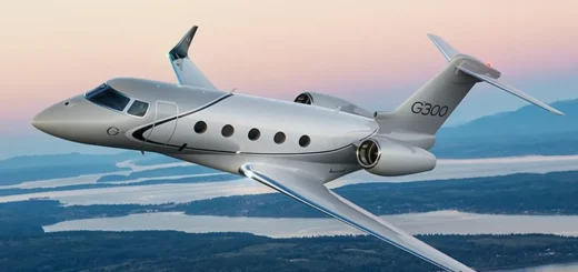 Gulfstream G300 business jet launch